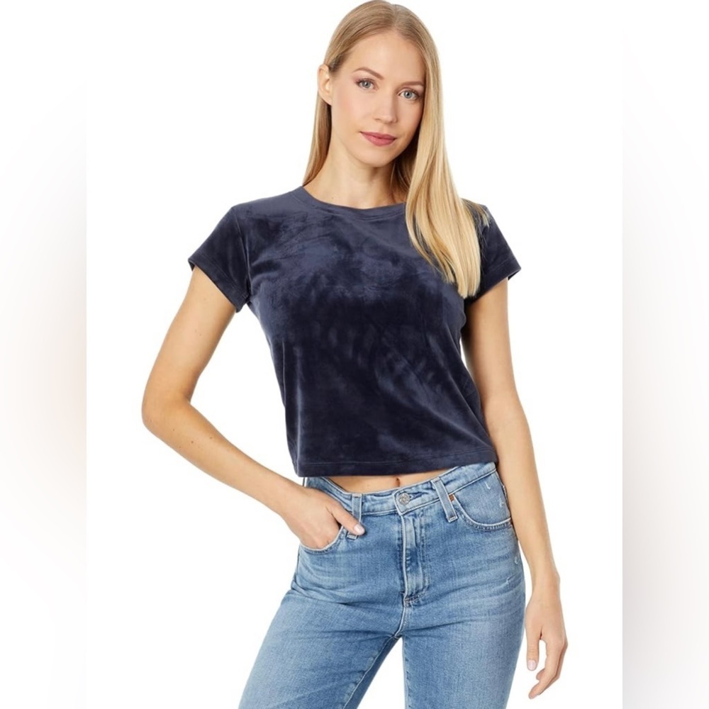 NWT Sundown by Splendid Frankie Mock Neck Tee Size XS
